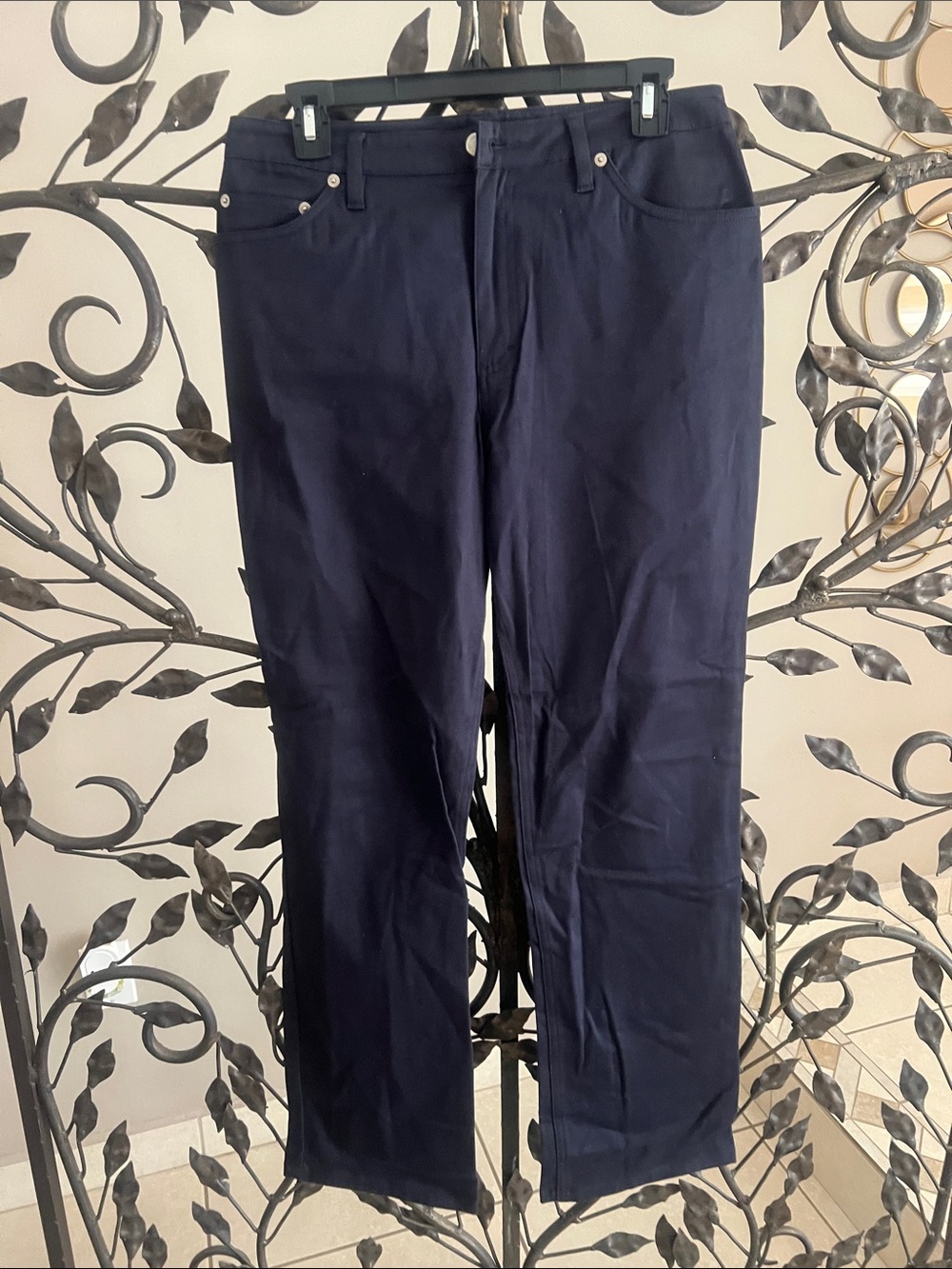 Ann Taylor Loft Classic Women’s Navy Stretch Casual Pants